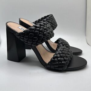 Steve Madden Women's Tielo Heeled Sandal 7.5 BLACK